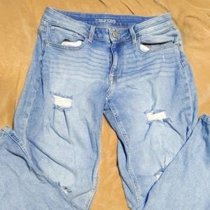 Maurices distressed mom jeans